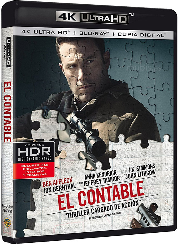 Primeros detalles del Blu-ray de El Contable