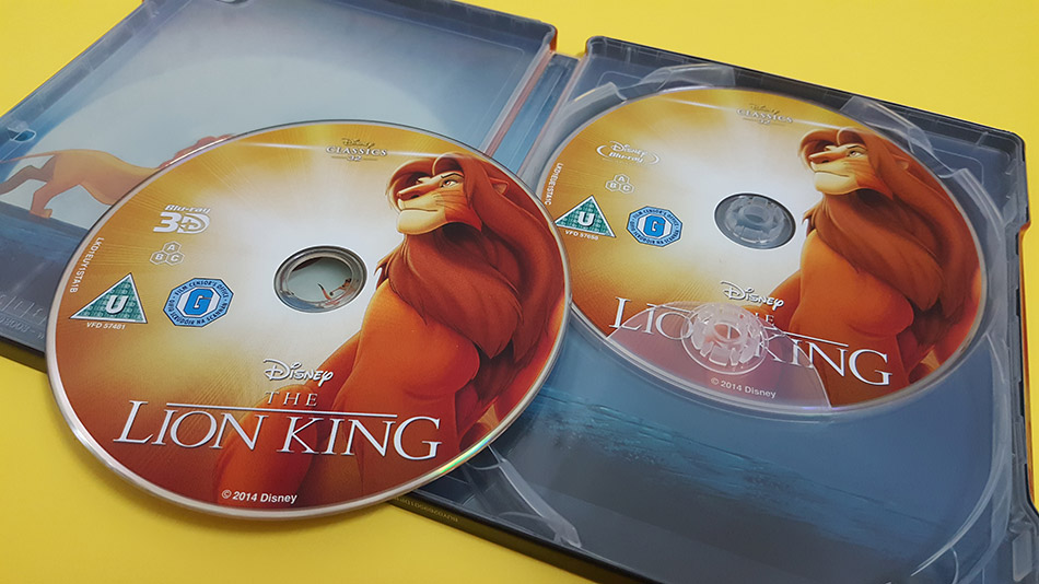 Fotografías del Steelbook de El Rey León en Blu-ray 3D y 2D (Zavvi) 19