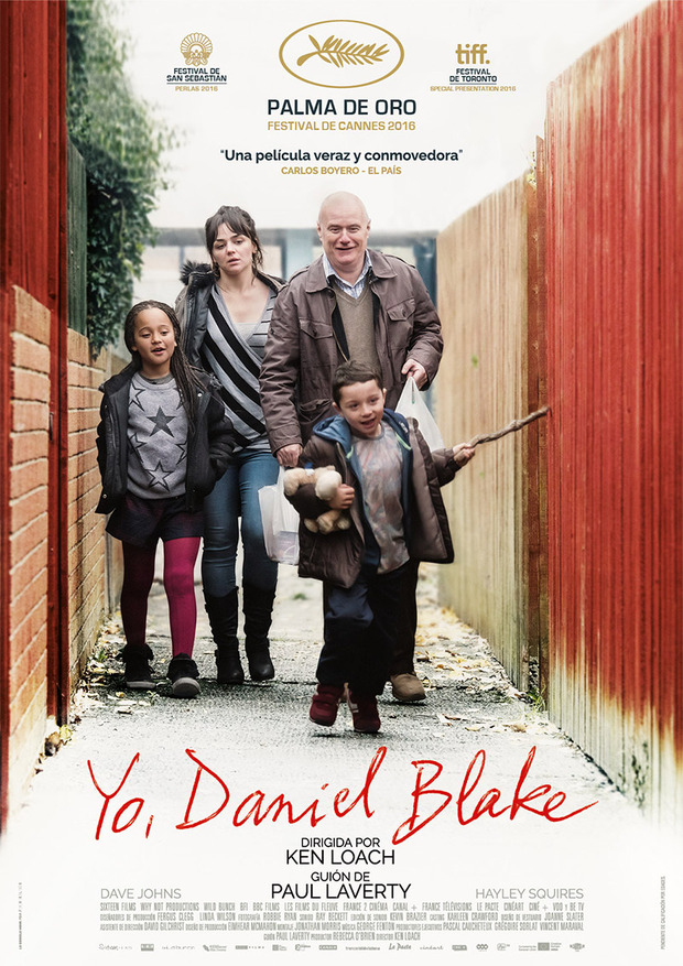 Datos de Yo, Daniel Blake en Blu-ray 1