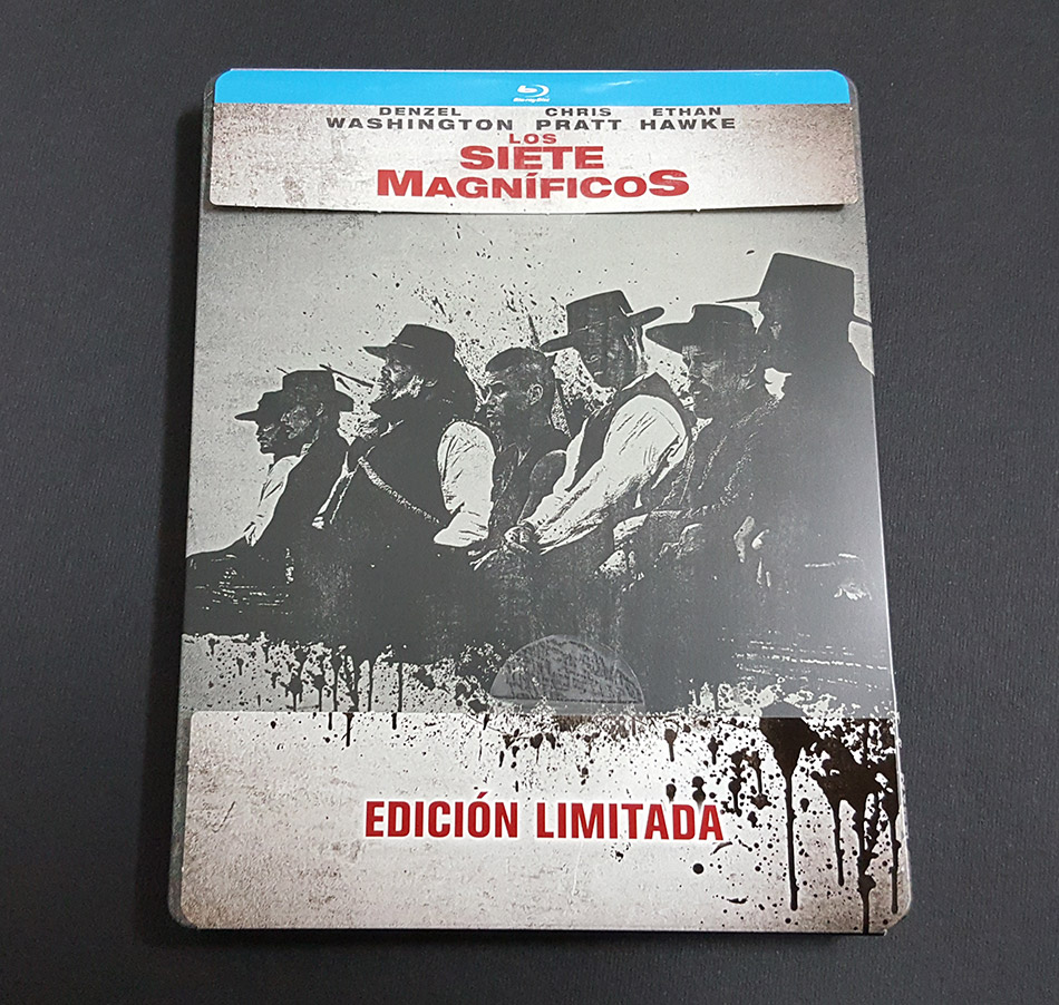 Fotografías del Steelbook de Los Siete Magníficos en Blu-ray 1