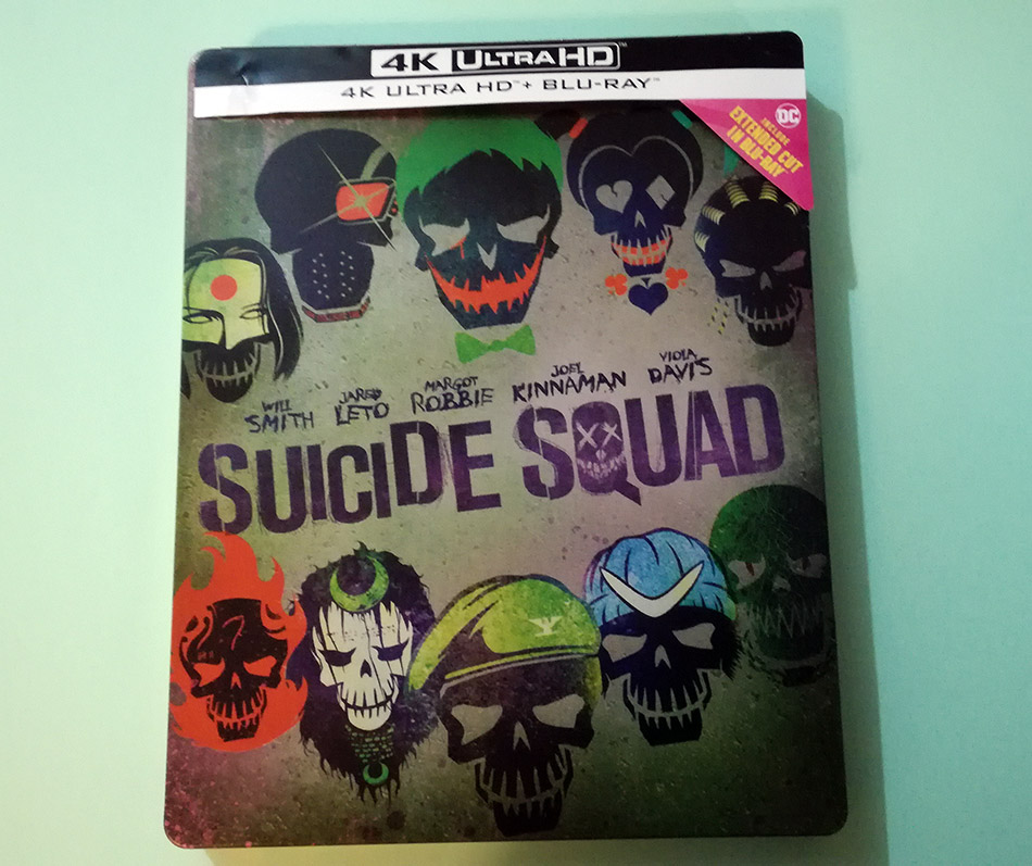 Fotografías del Steelbook de Escuadrón Suicida 4K +  Blu-ray (Italia) 1