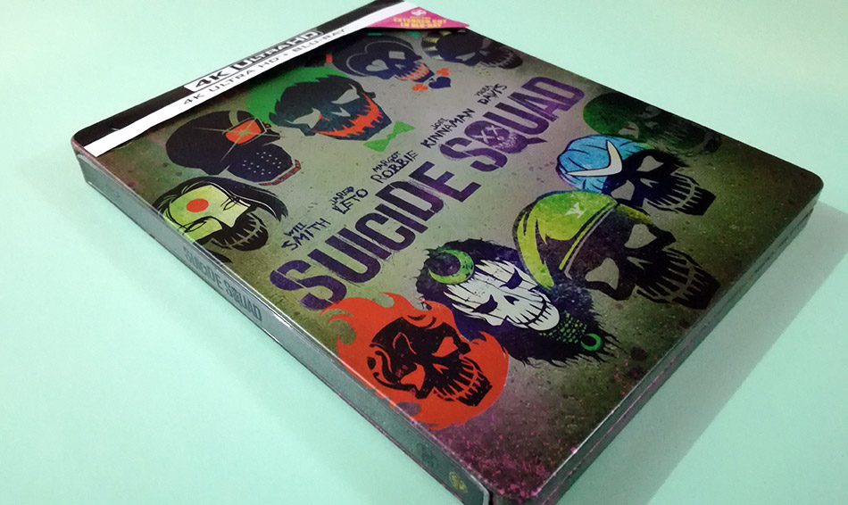 Fotografías del Steelbook de Escuadrón Suicida 4K +  Blu-ray (Italia) 2