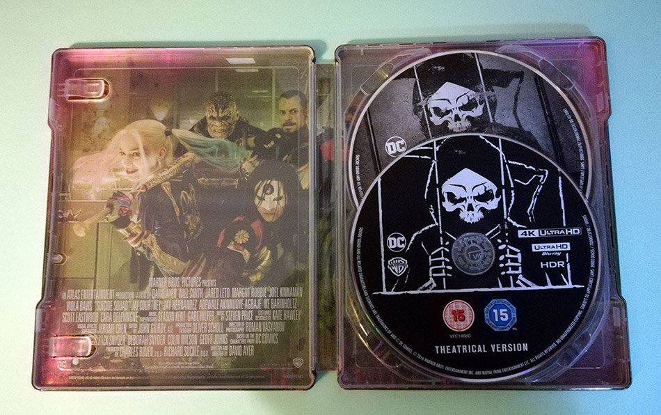 Fotografías del Steelbook de Escuadrón Suicida 4K +  Blu-ray (Italia) 14