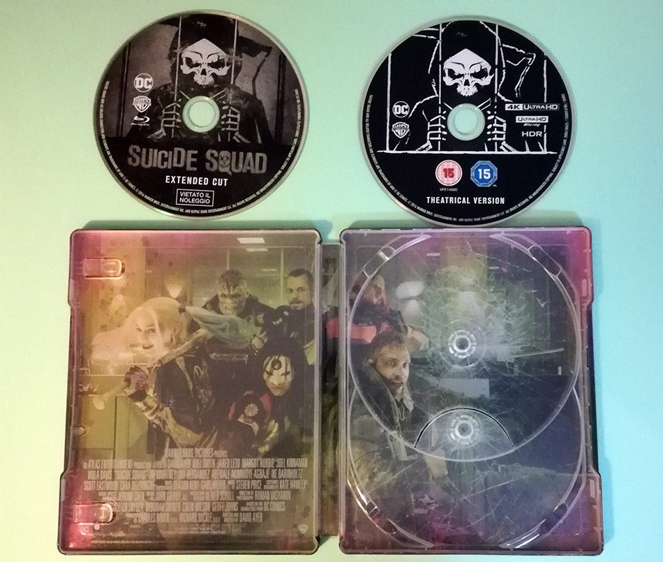 Fotografías del Steelbook de Escuadrón Suicida 4K +  Blu-ray (Italia) 16