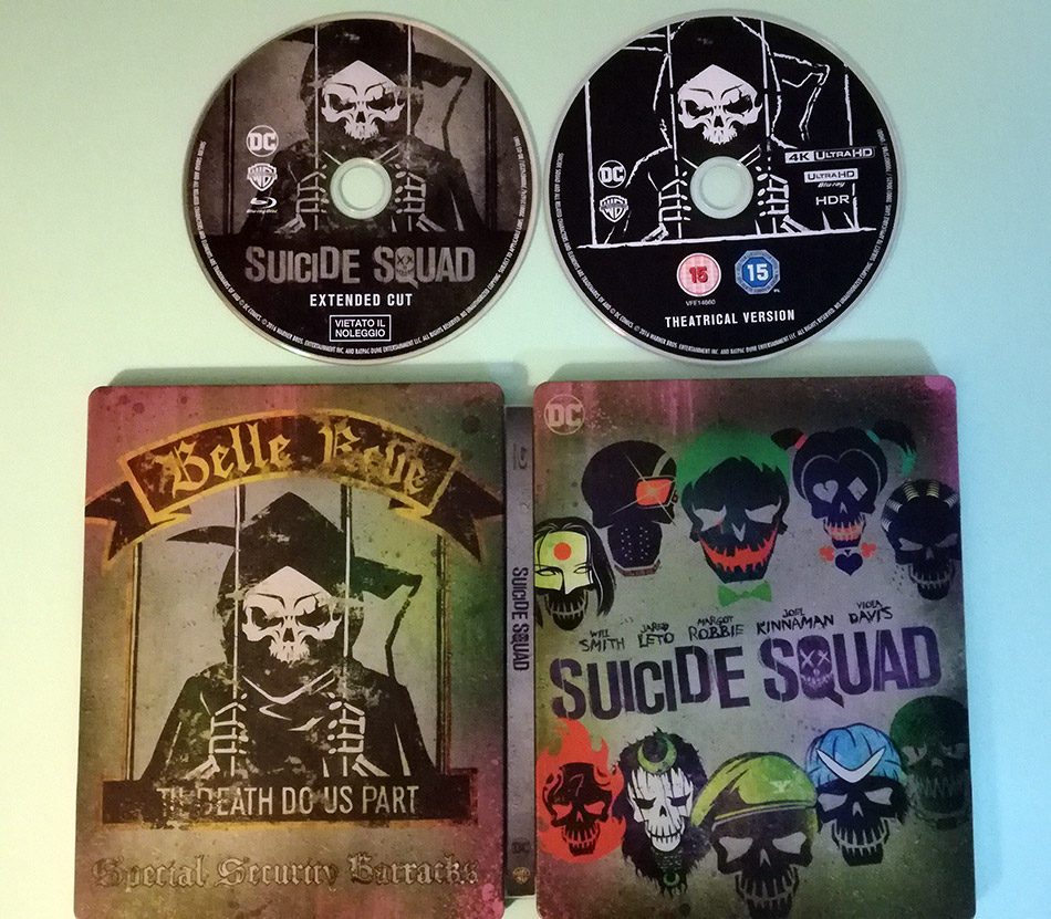 Fotografías del Steelbook de Escuadrón Suicida 4K +  Blu-ray (Italia) 17