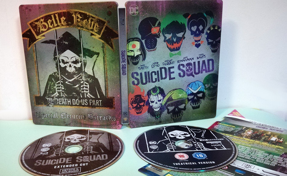 Fotografías del Steelbook de Escuadrón Suicida 4K +  Blu-ray (Italia) 18