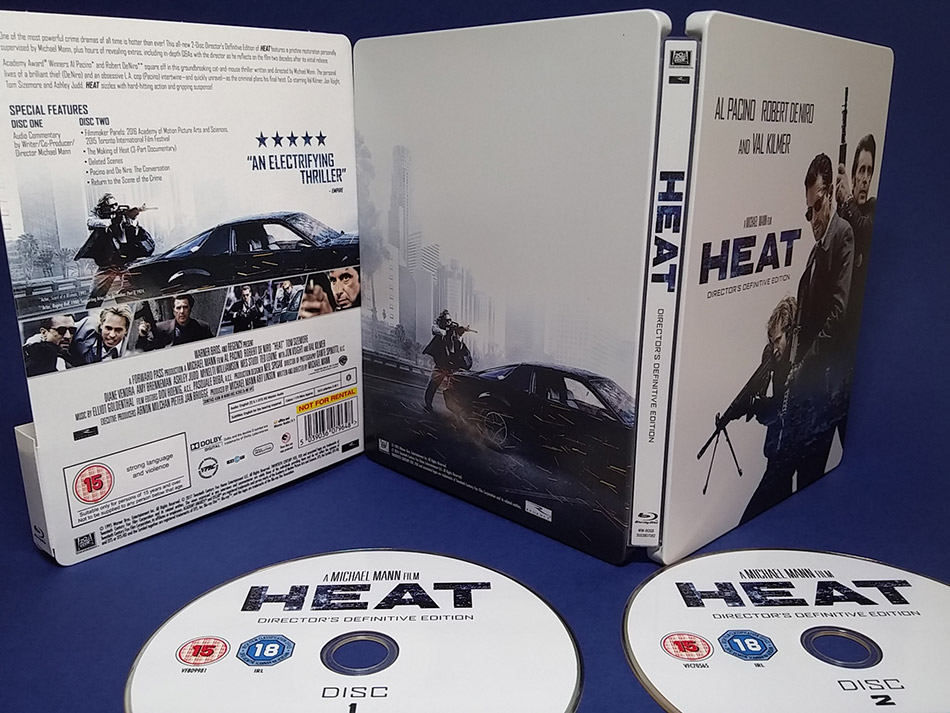 Fotografías del Steelbook de Heat edición definitiva en Blu-ray (Zavvi) 13