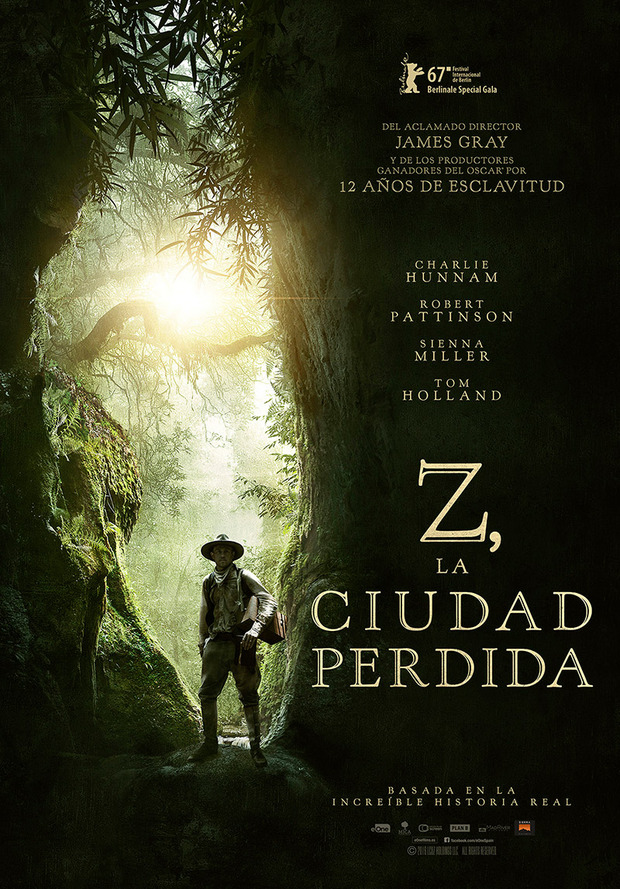 Teaser póster de Z, La Ciudad Perdida 1