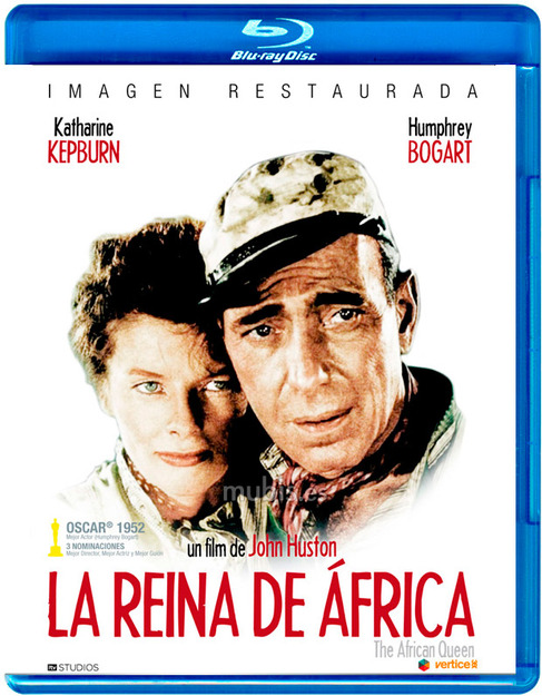 Carátula de La Reina de África en Blu-ray