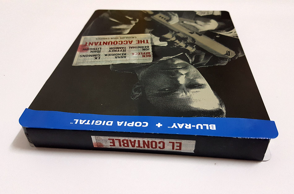 Fotografías del Steelbook exclusivo de El Contable en Blu-ray 3