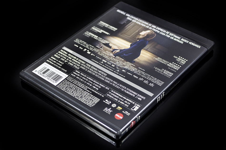 Fotografías del Blu-ray con funda y caja negra de Elle 9