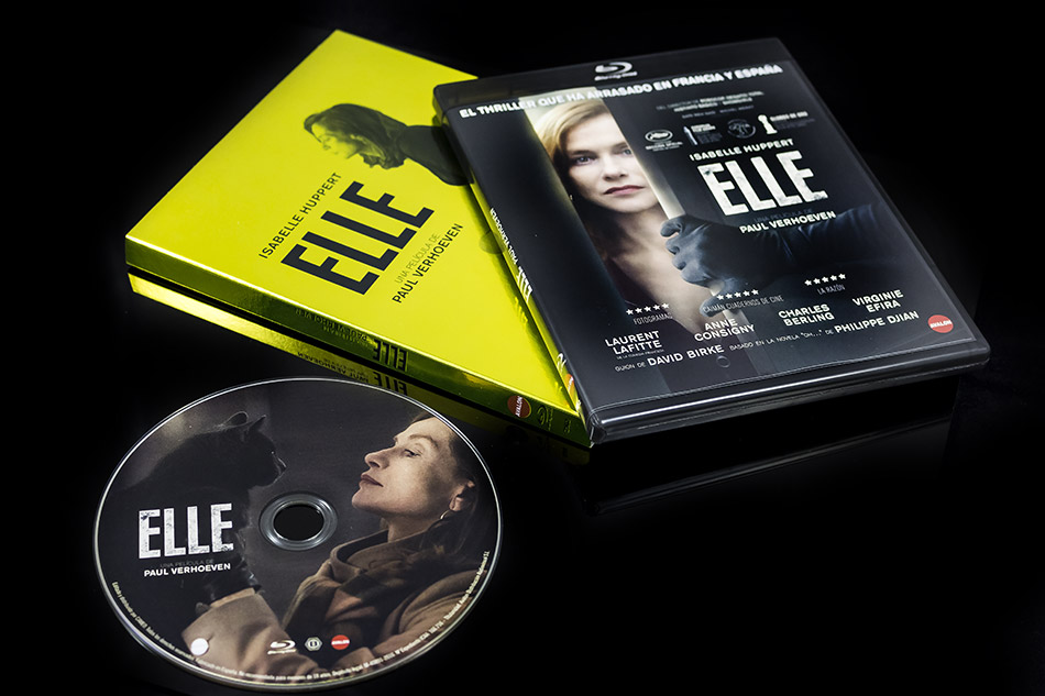 Fotografías del Blu-ray con funda y caja negra de Elle 11