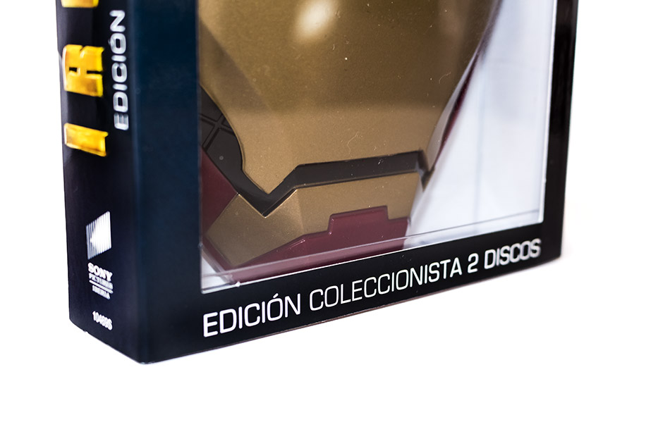 Fotografías de la edición máscara de Iron Man en Blu-ray 3