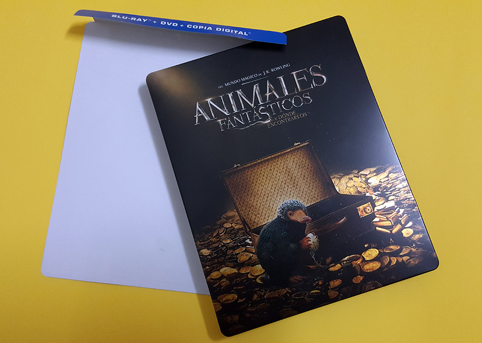 Fotografías del Steelbook de Animales Fantásticos y Dónde Encontrarlos en Blu-ray 5