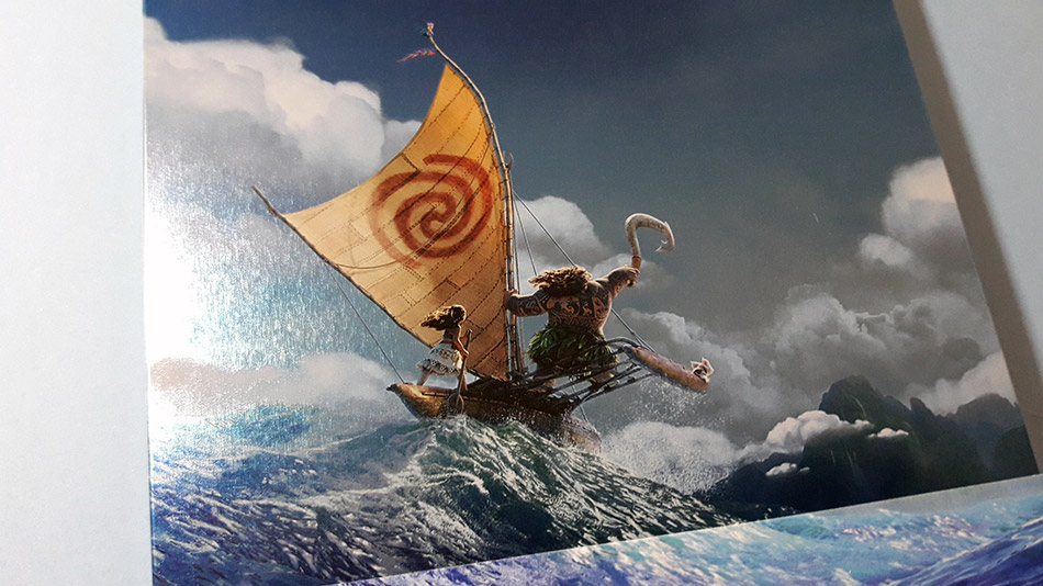 Fotografías del Steelbook de Vaiana en Blu-ray 3D y 2D 2