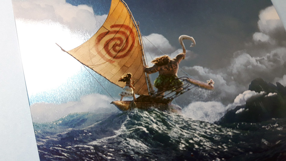 Fotografías del Steelbook de Vaiana en Blu-ray 3D y 2D 4