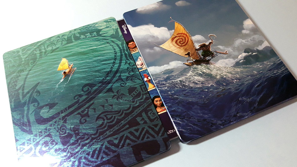 Fotografías del Steelbook de Vaiana en Blu-ray 3D y 2D 8