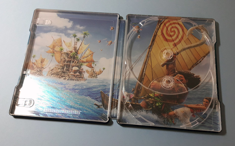 Fotografías del Steelbook de Vaiana en Blu-ray 3D y 2D 11