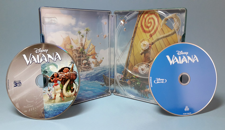 Fotografías del Steelbook de Vaiana en Blu-ray 3D y 2D 14