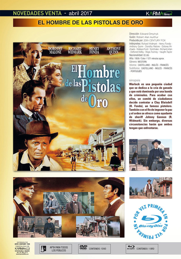 Clásicos en Blu-ray de Fox/Karma de abril de 2017 3