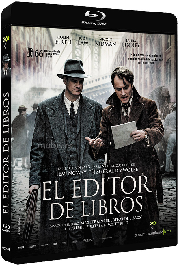 Carátula completa del Blu-ray de El Editor de Libros 1