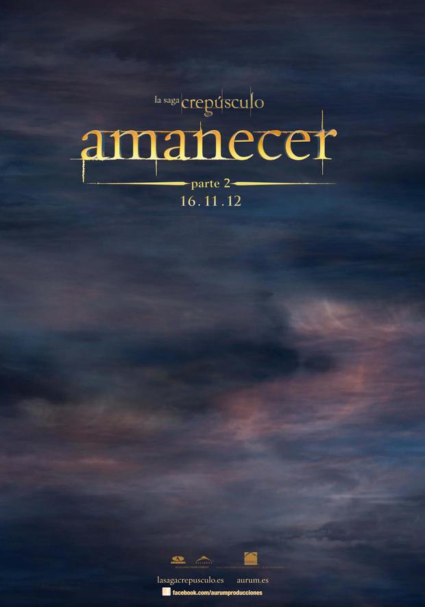 Teaser póster de Crepúsculo: Amanecer Parte 2