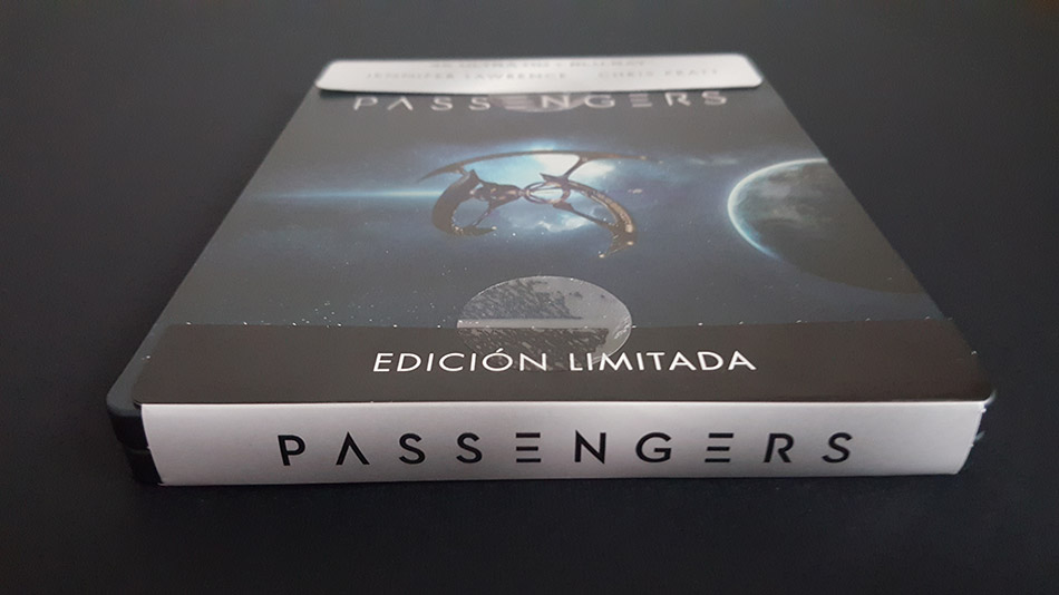 Fotografías del Steelbook de Passengers en 4K Ultra HD Blu-ray 4