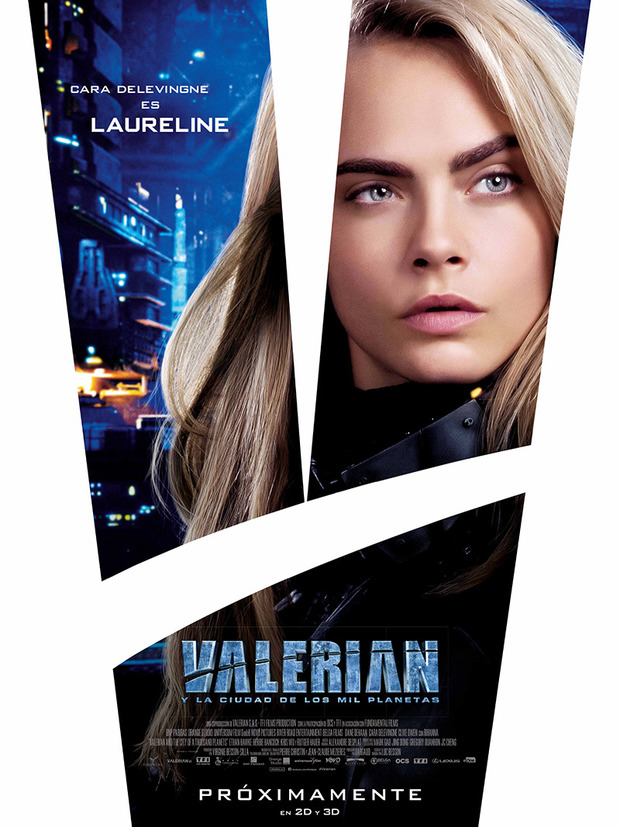 Pósters de personajes de Valerian y la Ciudad de los Mil Planetas 2