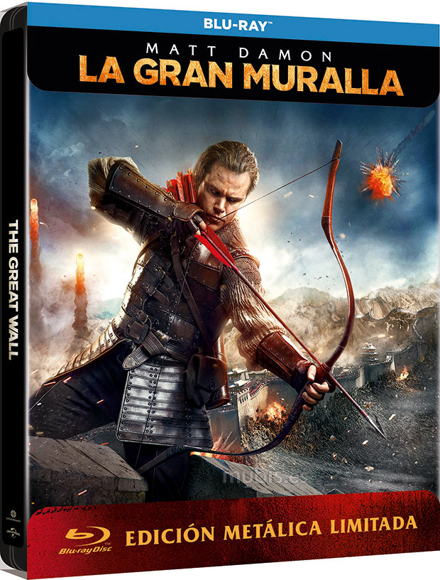 Todos los detalles de La Gran Muralla en Blu-ray y UHD 4K