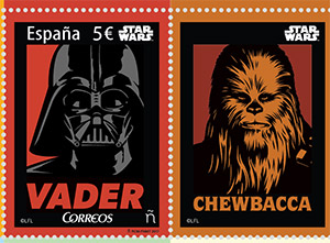 Un sello de Correos para conmemorar el 40º aniversario de Star Wars