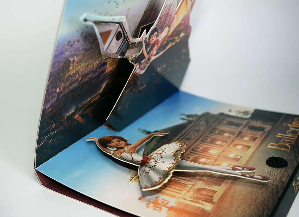 Fotografías de Ballerina en Blu-ray 3D y 2D con funda Pop-up 3D