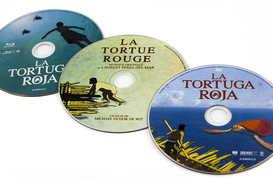 Fotografías de la edición coleccionista de La Tortuga Roja en Blu-ray 25
