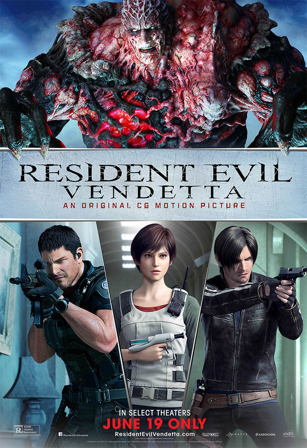 Primeros datos de Resident Evil: Vendetta en Blu-ray 1