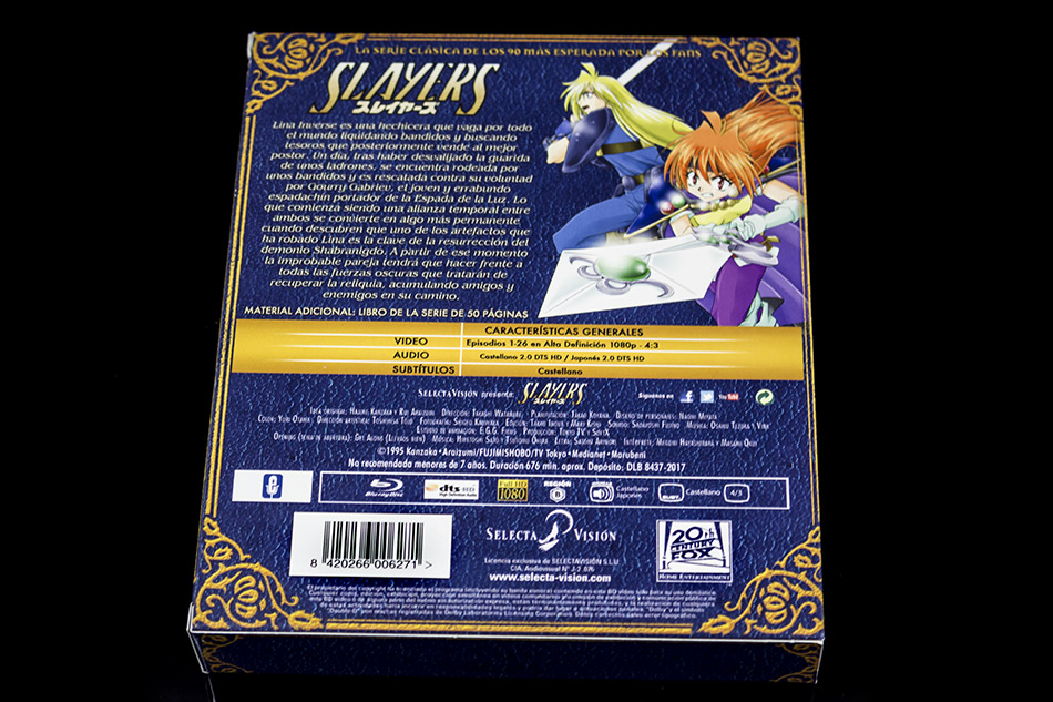 Fotografías de la edición coleccionista de Slayers 1ª temporada en Blu-ray 7