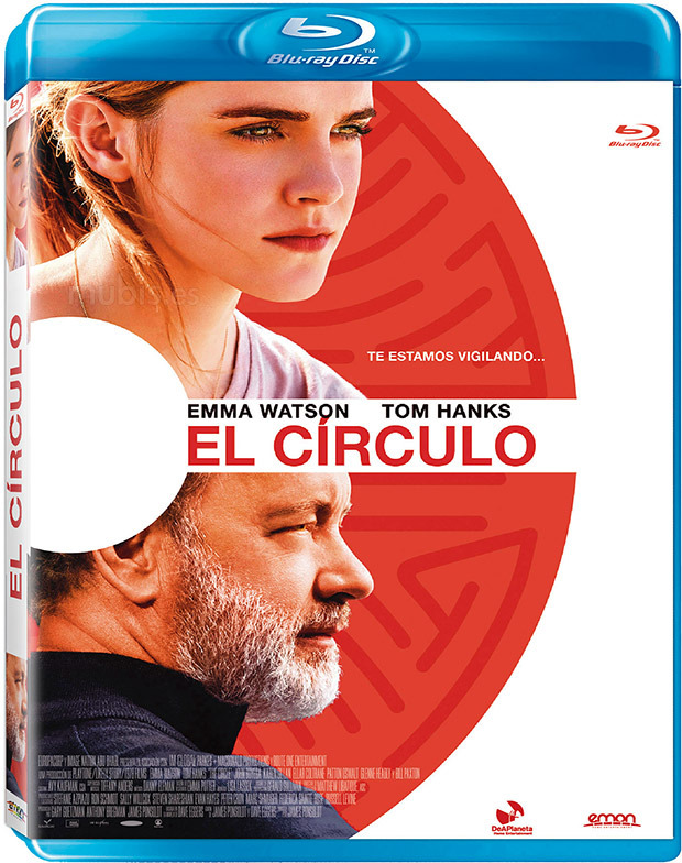 Diseño de la carátula de El Círculo en Blu-ray 1