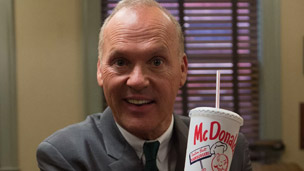 Carátula y contenidos de El Fundador en Blu-ray, con Michael Keaton