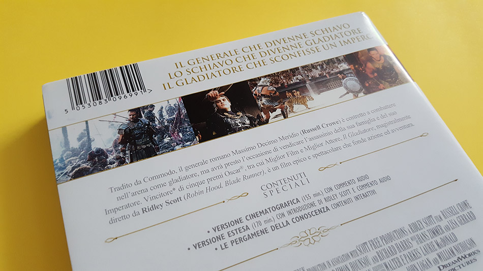 Fotografías del Steelbook de Gladiator en Blu-ray (Italia) 8