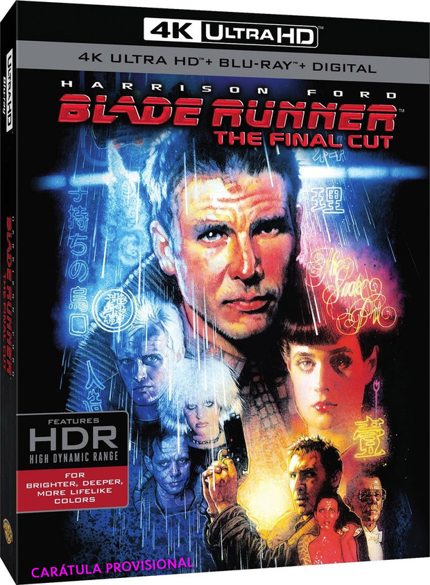 Confirmado: El clásico Blade Runner saldrá en España en UHD 4K