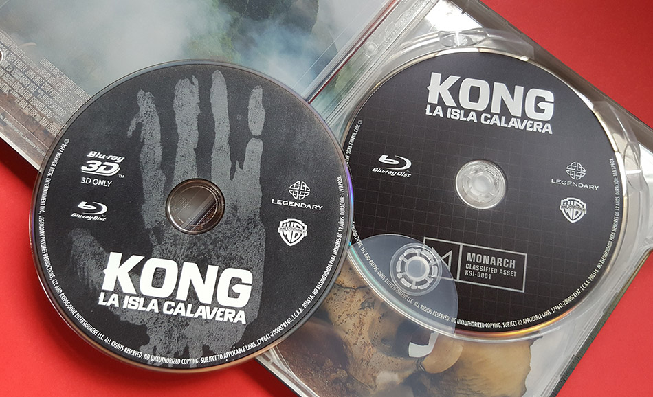 Fotografías de Steelbook de Kong: La Isla Calavera en Blu-ray 3D y 2D 19