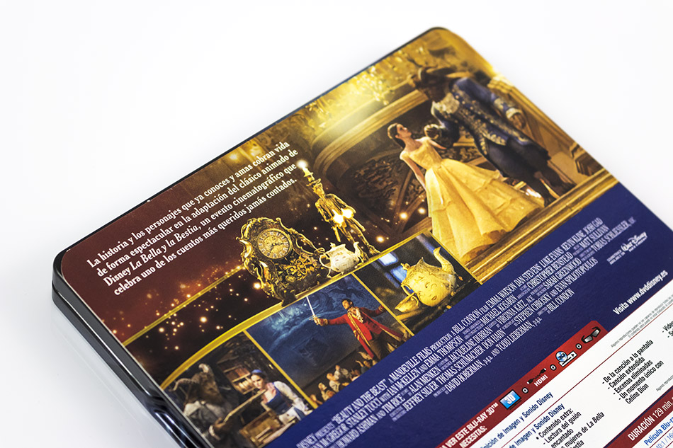 Fotografías del Steelbook de La Bella y la Bestia en Blu-ray 3D y 2D 7