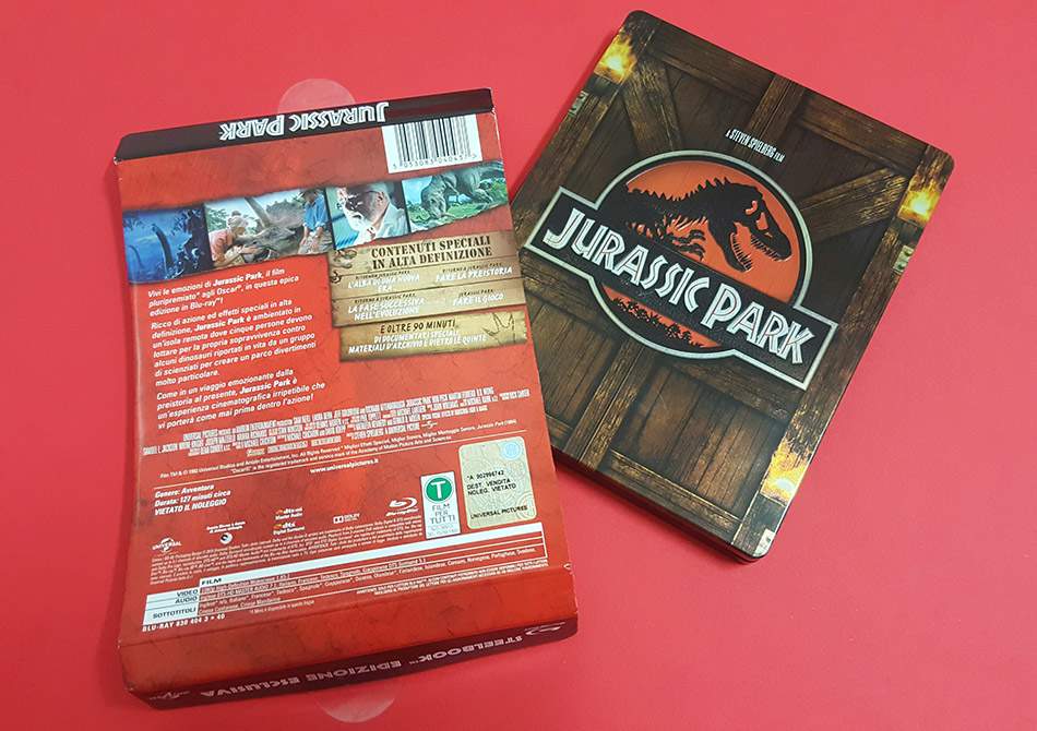 Fotografías del Steelbook de Jurassic Park en Blu-ray (Zavvi) 6