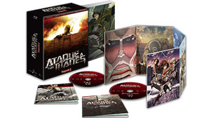 Edición coleccionista de la 1ª temporada de Ataque a los Titanes en Blu-ray