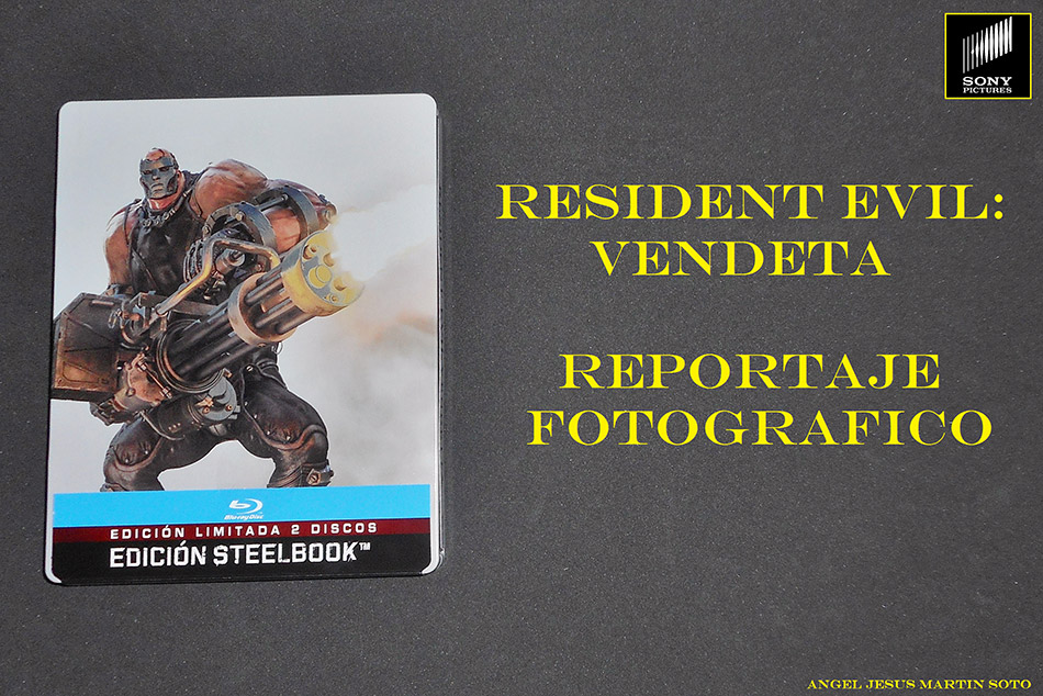 Fotografías del Steelbook de Resident Evil: Vendetta en Blu-ray 1