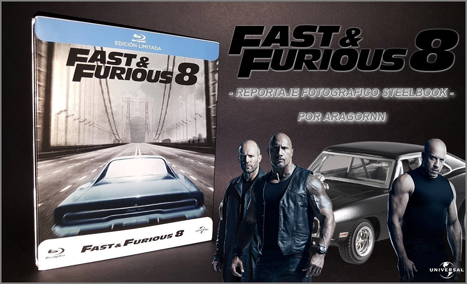 Fotografías del Steelbook de Fast & Furious 8 en Blu-ray (Media Markt) 1