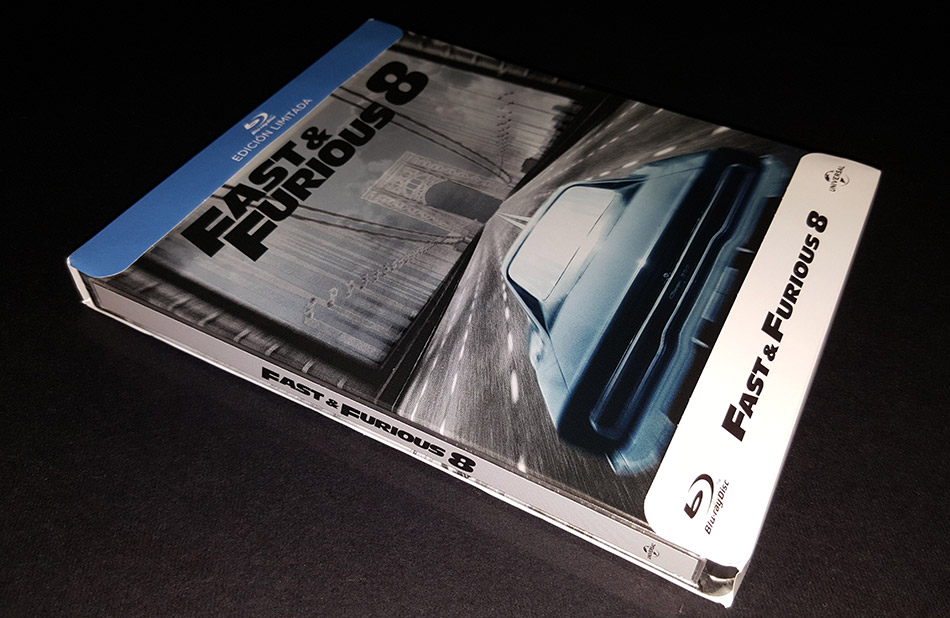 Fotografías del Steelbook de Fast & Furious 8 en Blu-ray (Media Markt) 2