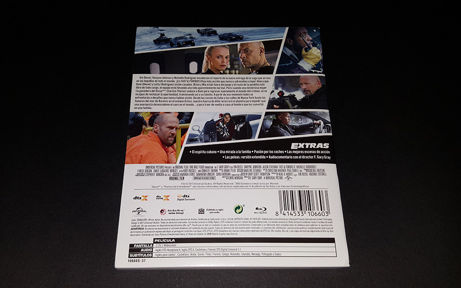 Fotografías del Steelbook de Fast & Furious 8 en Blu-ray (Media Markt) 4