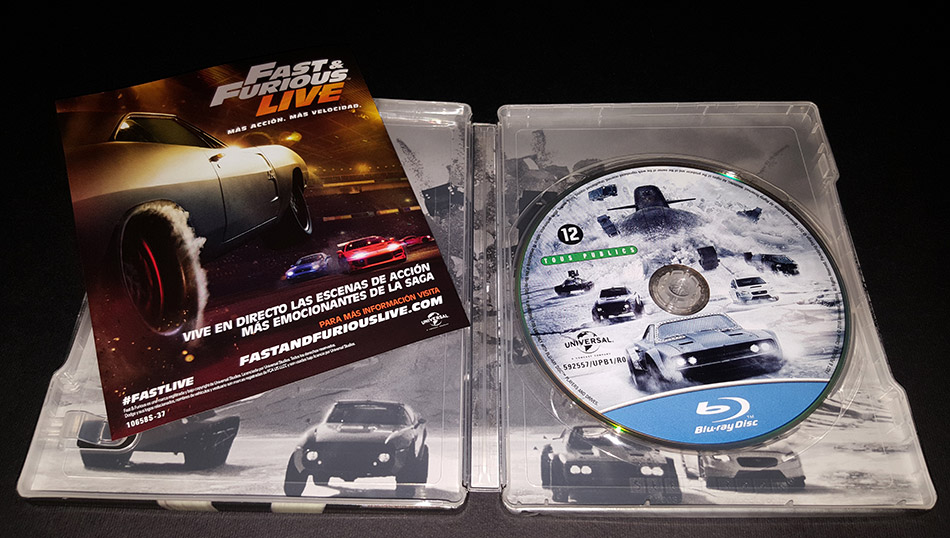 Fotografías del Steelbook de Fast & Furious 8 en Blu-ray (Media Markt) 16