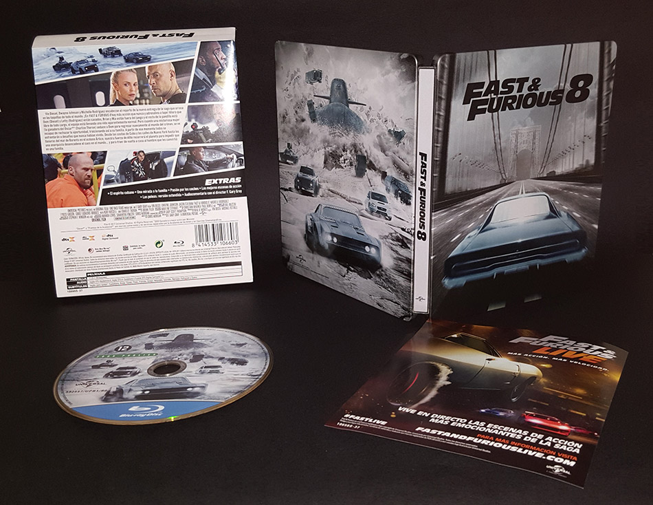 Fotografías del Steelbook de Fast & Furious 8 en Blu-ray (Media Markt) 21