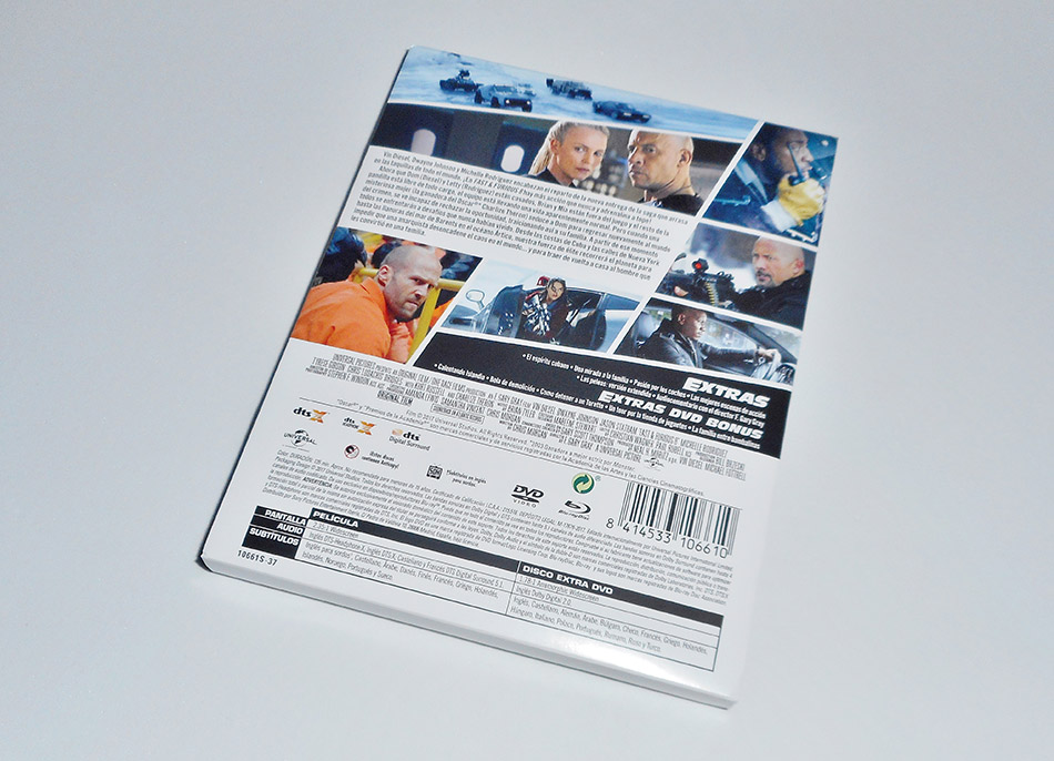Fotografías del Steelbook de Fast & Furious 8 en Blu-ray (El Corte Inglés) 3