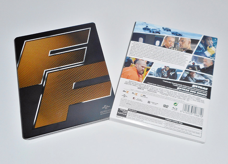 Fotografías del Steelbook de Fast & Furious 8 en Blu-ray (El Corte Inglés) 5